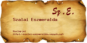Szalai Eszmeralda névjegykártya